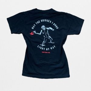 🖤Mens black unisex skater edgy graphic tee